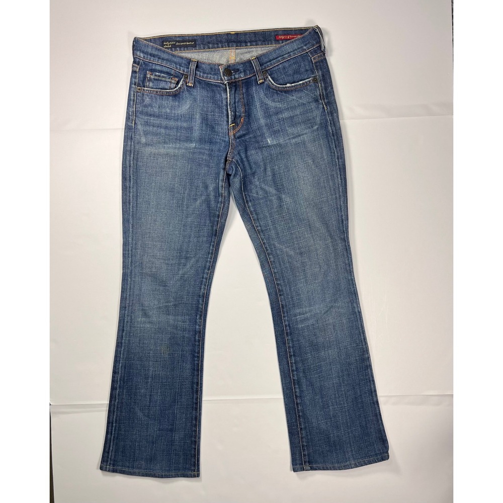 Citizens of Humanity Kelly 001 Bootcut Jeans Womens 28 Blue Low Waist Stretch